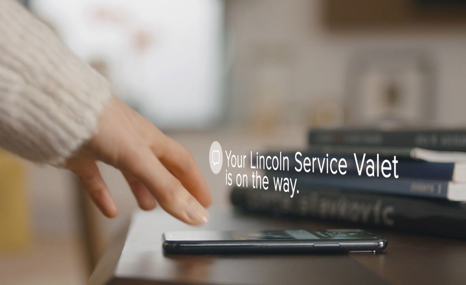 Lady with a mobile phone