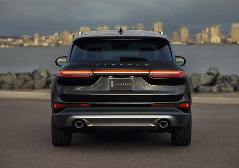 The rear lighting of the 2024 Lincoln Corsair® SUV spans the entire width of the vehicle. | White's Canyon Motors - Lincoln in Spearfish SD