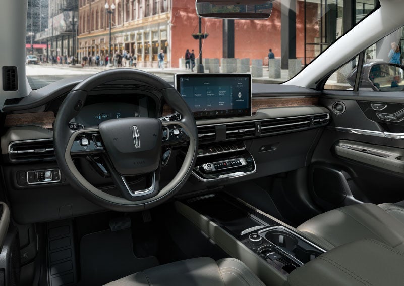 The interior dashboard of 2024 Lincoln Corsair® SUV is shown here. | White's Canyon Motors - Lincoln in Spearfish SD