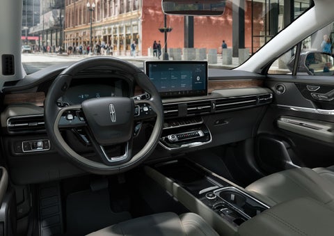 The interior dashboard of 2024 Lincoln Corsair® SUV is shown here. | White's Canyon Motors - Lincoln in Spearfish SD