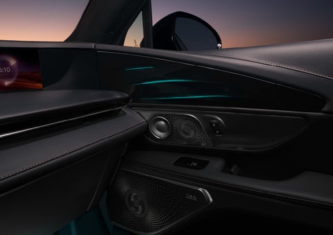 Selectable ambient lighting glows in the passenger door panel. | White's Canyon Motors - Lincoln in Spearfish SD