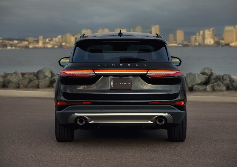 The rear lighting of the 2026 Lincoln Corsair® SUV spans the entire width of the vehicle. | White's Canyon Motors - Lincoln in Spearfish SD
