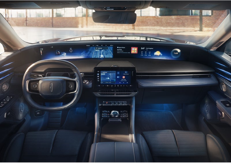 The panoramic display is shown in a 2026 Lincoln Nautilus® SUV. | White's Canyon Motors - Lincoln in Spearfish SD
