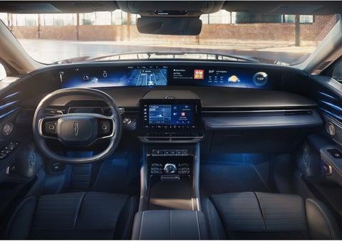 The panoramic display is shown in a 2026 Lincoln Nautilus® SUV. | White's Canyon Motors - Lincoln in Spearfish SD