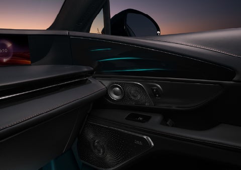 Selectable ambient lighting glows in the passenger door panel. | White's Canyon Motors - Lincoln in Spearfish SD